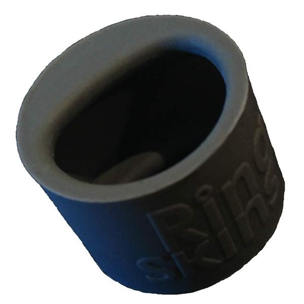 Ring Skins - Stone Skin [ Ring Protector/Guard/Safe/Cover ] (Grey, Medium)
