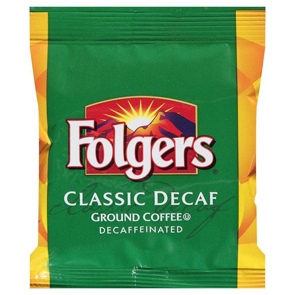 Folgers Classic Decaf Medium Roast Ground Coffee, 42- 1.5 Ounce Filter Packs