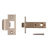 Excel Architectural 3640-PRV Door Handles & Push Button Privacy Latch, Satin Chrome