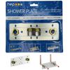 hep® Shower Plate SP8 Concealed Fixing for Exposed BAR Valve EASYFLOW 150mm
