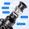 Innfeeltech 20 Pcs 8mm Black Splitter Push to Connect Pneumatic Fitting Quick Release Pneumatic Connectors