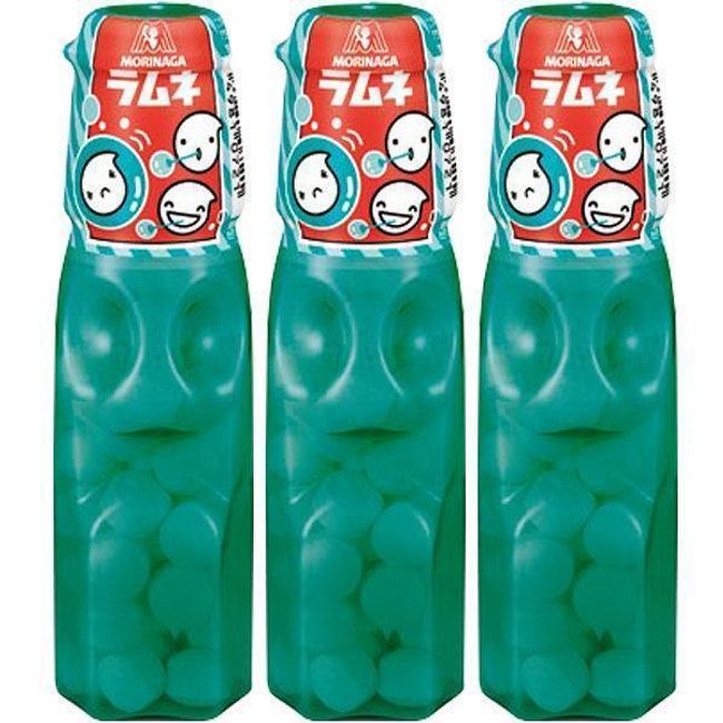 Morinaga Ramune Soda Candy 29g  (Pack of 3 Bottles)