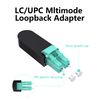 VANDESAIL Multi Mode 50/125 Fiber Optic Loopback Adapter, Duplex LC Connector Loopback Adapter/Test Plug，Used in Testing 10G 40G LC/UPC Interface Transceivers(2 Pack)