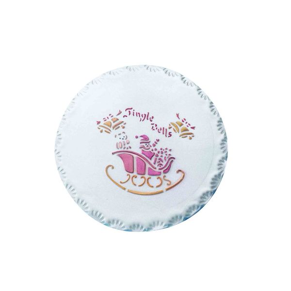 PME Jingle Bells Stencil, 8 inches diameter