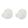 Srliya Tiny Cover for Sandblaster, 134C Heat Resistant, Dust Proof, Includes 2 Covers & 1 Storage Box, Rubber, White