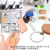 S.fields.inc 20 Pcs Solid Color Round Rectangle Hotel Original Handmade Wooden Key Chain Key Chain