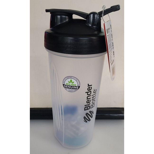 Blender Bottle Classic 20 oz. Shaker with Loop Top - Black/Black