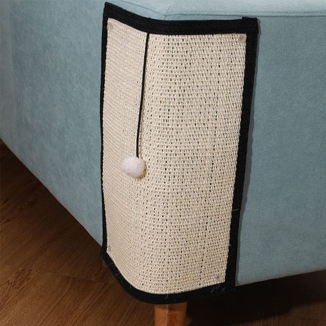 XINCHI Kratzmatte Katze Katzenkratzmatte Sisal Kratzpappe Wand Kratzschutz Sofa Katzenkratzbrett Ecke Kratzbrett Katzenkrallen Katzenmöbel Kratzschutz Kratzpappe Hause Kratzpads