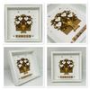 Personalised Shimmer Scrabble Family Tree 3D Box Picture Frame