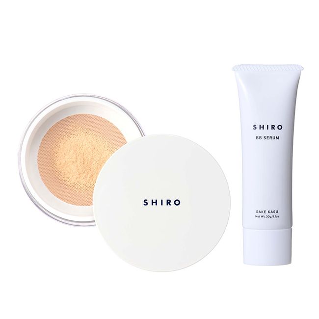 [Hometown tax] SHIRO sake lees BB serum &amp; Tamanu oil in face powder [01580]