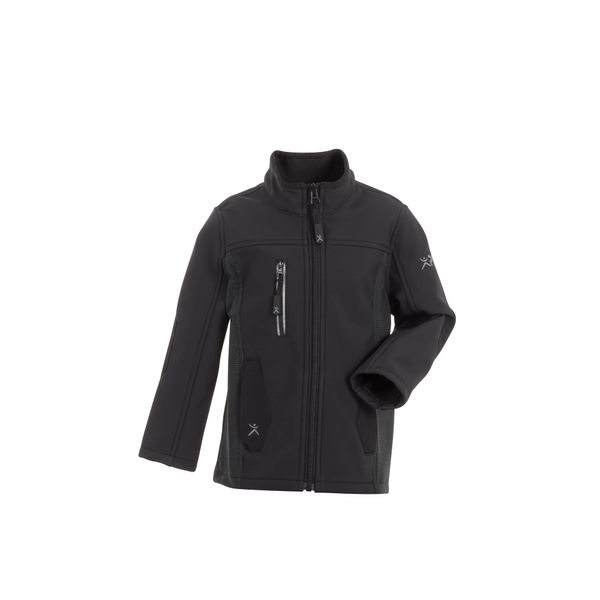 Planam Norit Kinder Junior Pure Softshelljacke schwarz Modell 6550 Größe 158/164