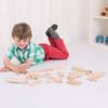 Bigjigs Rail Low Level Track Expansion - Other Major Wooden Rail Brands are Compatible