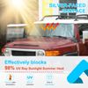 Windshield Sun Shade Foldable For Toyot FJ Cruiser 2007-2022 Visor Protector Sun