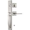 Front Door Lock Set, Handle Set, Deadbolt, Entry Door Lock, Brushed Nickel