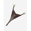 LeMieux Bib Martingale Attachment - Fully Adjustable - Leather - Havana/Brass - Cob
