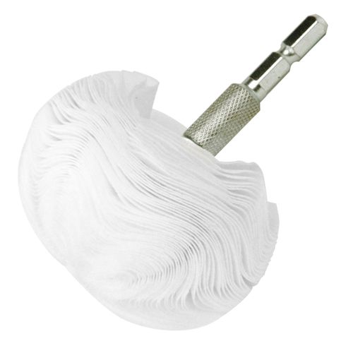 SK11 Glossy Afro-kun Non-Woven Buffing Type Hex Shaft For Electric Drill/Impact Driver, Diameter 2.8 inches (70 mm)