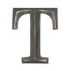 Monogram Letter T Door Knocker - Nickel