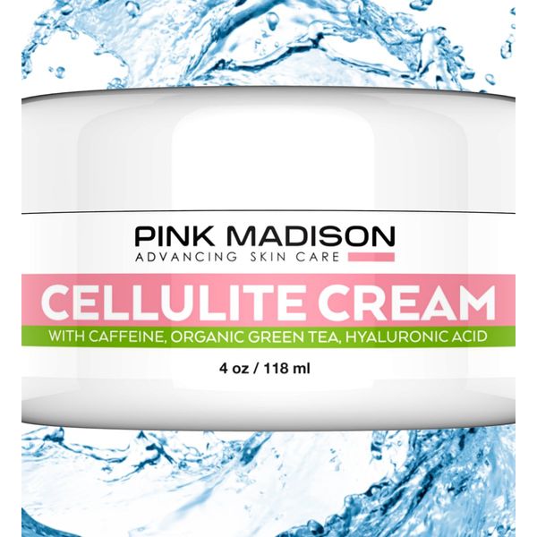 Skin Tightening Cellulite Remover Cream with Caffeine Organic Green Tea & Hyaluronic Acid. Best Cellulite Treatment for Skin Firming and Tightening. Natural Firming Lotion for Legs, Arms, Stomach.