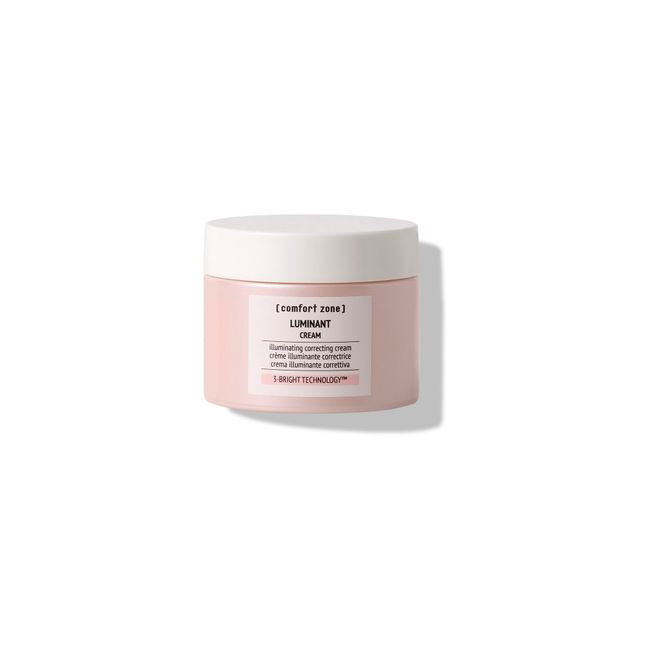 Comfort Zone] Luminant Face Cream, Instant Illuminating & Correcting Cream to Even Skin Tone, Vegan with Natural-Origin Ingredients, 3-Bright Technology, for all Skin Types & Tones, 2.03 Oz.