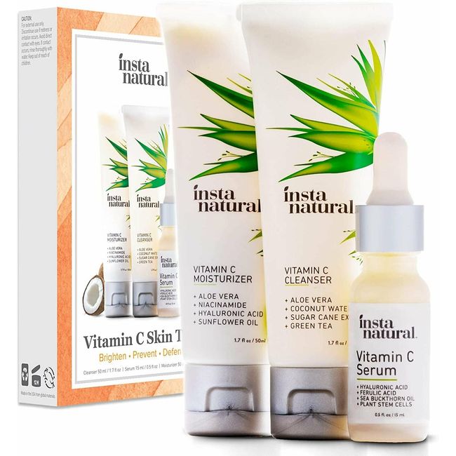 Vitamin C Skin Trio Bundle - Brighten, Prevent, Defend.