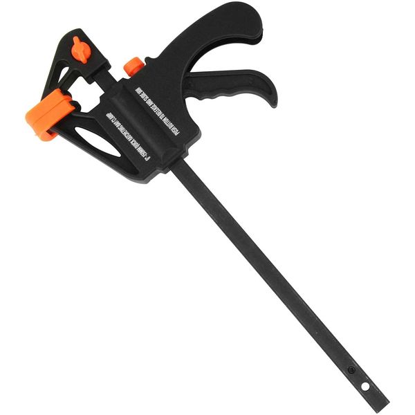 E-Value ERC-150S Resin Quick Bar Clamp Mouth Opening Approx. 5.9 inches (150 mm) Depth 1.8 inches (46 mm)