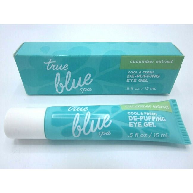 2 tubes Bath & Body Works True Blue Spa cucumber extract Eye De-Puffing Gel