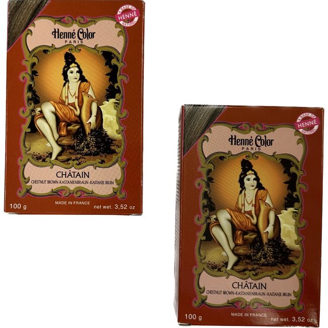 Fenny's Creations Henne Color Henna Powder AUBURN 100g (PACK OF 2) With Free Cap