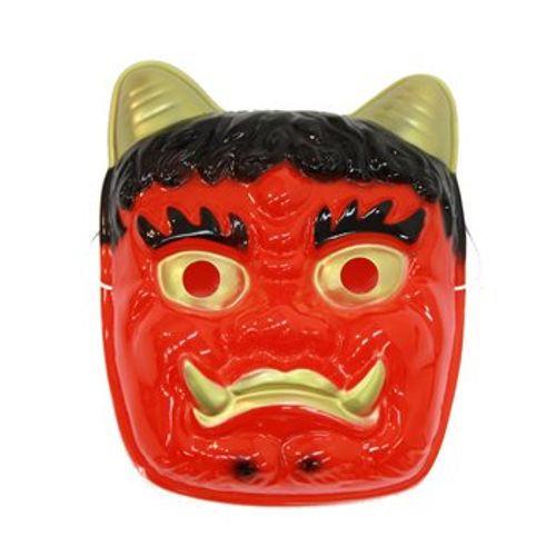 Tenyo Red Ogre Face Mask, Japan’s Setsubun Holiday