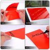 Meitaat Red Rectangle Stickers 150 x 100 MM Color Coding Rectangular Labels Vinyl Roll Self-Adhesive Waterproof Removable 250 PCS