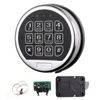 Safe Lock Replacement Swing Bolt Chrome Finish Digital Keypad 2 User Code Lock