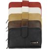 Lorenz Ladies Leather Purse/ Wallet Zip Around - Colours