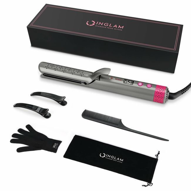 IG INGLAM 360° Airflow Styler Hair Straightener with Cooling Fan