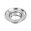uxcell Closet Wardrobe Rod Flange 25mm Diameter Long Socket Bracket Support Holder for Pipe 6pcs