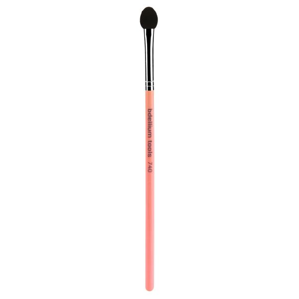 Bdellium Tools Professional Makeup Brush - Pink Bambu Series 740 Sponge Applicator - With Soft Rubycell Foam, For Application for Powder, Liquid and Cream (Pink, 1pc)