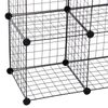 12 Cube Wire Cube Storage Organizer Metal Shelf Rack for Living Room Kitchen