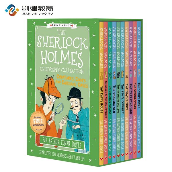 福尔摩斯探案全集 福尔摩斯英文原版儿童读物 The SHERLOCK HOLMES 第3辑10册福尔摩斯探案集小学生课外阅读经典探案小说福尔摩斯英文