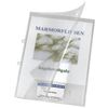 Veloflex Crystal 4441290 Portfolio Folder with Business Card Pocket Transparent