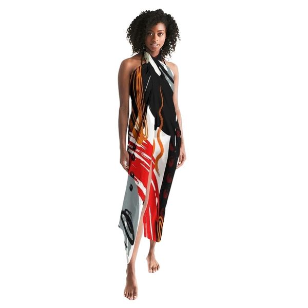 Sheer Sarong Swimsuit Cover Up Wrap / Circular Multicolor - Universal