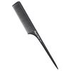 Diane 9 1/4" Thick Rat Tail Comb, Bone/Black
