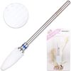Pana Professional - Large Cone White Ceramic Bit 3/32" Shank Size - Nail Drill Bit for Dremel Machine