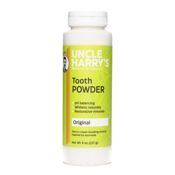 Uncle Harry's All Natural Tooth Powder | Alkalizing Remineralizing Enamel Suppor