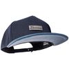 Blackskies® Vanguard Snapback Cap Wine Red Men's Baseball Cap Suede Faux Leather Men's Women's Cap - Baseball Cap Men Women Unisex Streetwear Outdoor Summer Leisure, navy blue