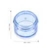 Healifty 7 Day Stackable Pill Box Weekly Medicine Organiser Dispenser Case Medication Tablet Container Blue
