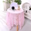 Tablecloth, Stylish, Scandinavian Square, Interior Table, Glossy, Elegant, Sides, Kitchen, Flowers, Home