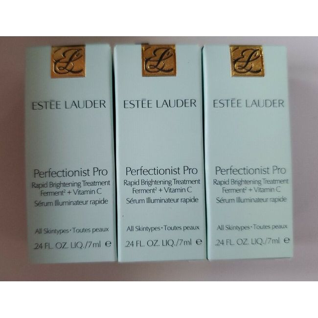 Lot of 3 Estee Lauder Perfectionist Pro Rapid Brightening Treatment 0.24 oz BNIB