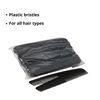 McKesson Plastic Hair Comb, Single Patient Use, Black, 7 in, 36 Count