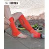 IDATEN Gradient Logo Calf Supporter (Lime Green, One Size)