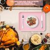 31 x 22.5cm Serving Trays, 2PCS Plastic Food Trays, Reusable Stack-able Kitchen Dishes, Rectangular Serving Lap Tray for Home Restaurant Cafe