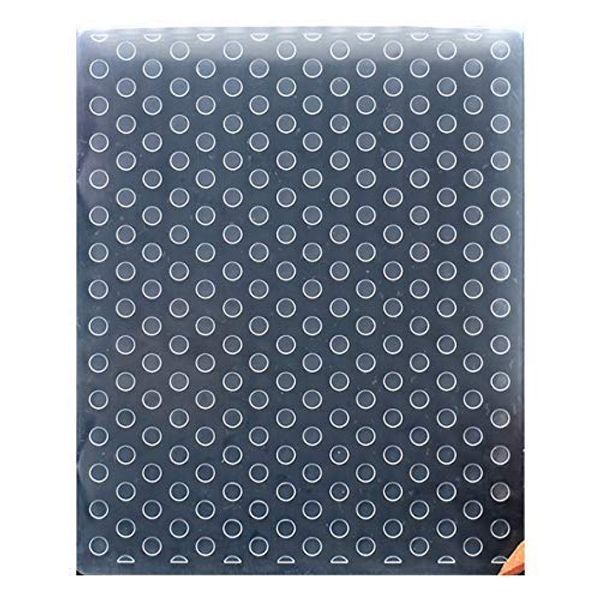 Kwan Crafts Dots Plastic Embossing Folders for Card Making Scrapbooking and Other Paper Crafts, 12.1x15.2cm