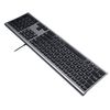 Macally UCACEKEYSG-US Advanced USB-C Keyboard, Ultra Slim, US Layout, Space Grey